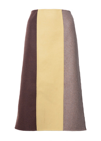 Разноцветная кэжуал однотонная юбка Marni миди
