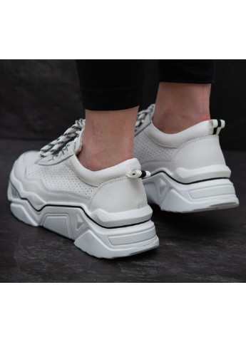 Белые демисезонные кроссовки женские yam 2982 39 25 см белый Fashion