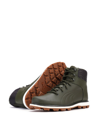 Зеленые зимние ботинки Puma
