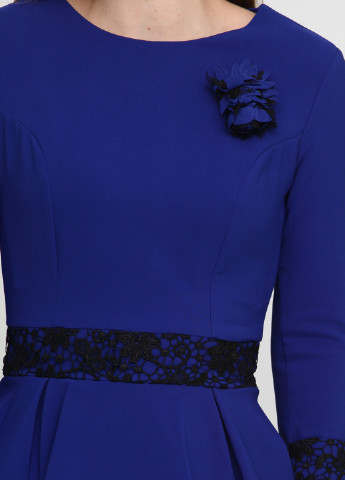 Темно-синее вечернее платье годе Imperial