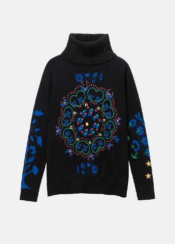Чорний демісезонний светр Desigual