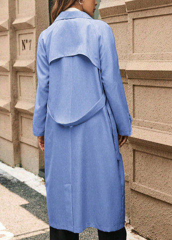 Плащ SHEIN тренчкот на пуговицах демисезон (367802851)