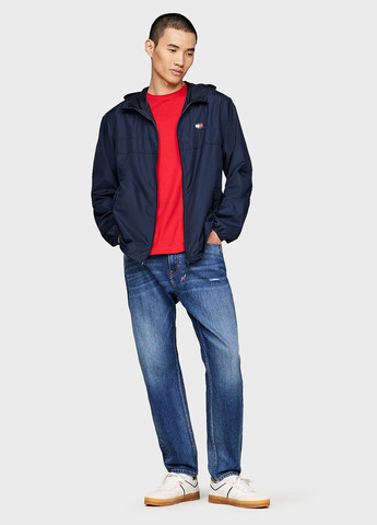 Синяя летняя ветровка Tommy Jeans