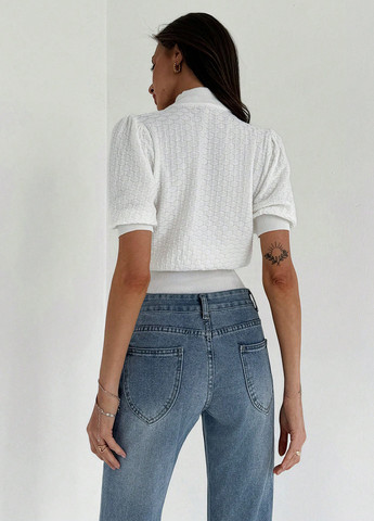 Білий літній светр SHEIN