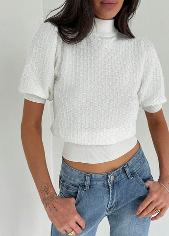 Білий літній светр SHEIN