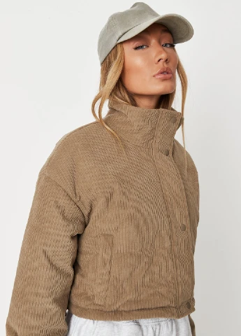 Оливкова (хакі) демісезонна куртка Missguided