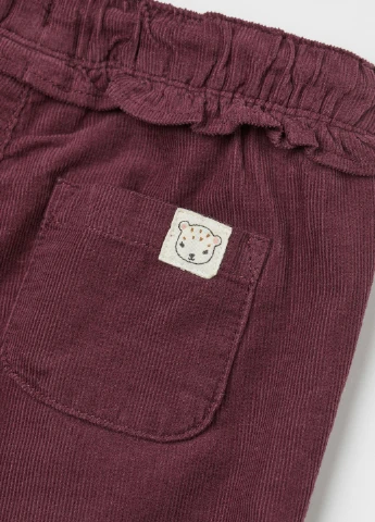 Сливовые брюки H&M