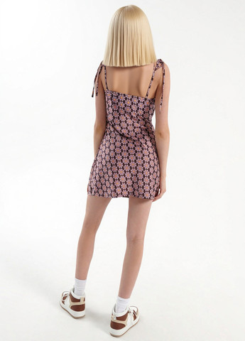 Комбінована кежуал сукня з відкритою спиною House з квітковим принтом