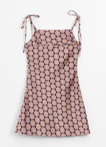 Комбінована кежуал сукня з відкритою спиною House з квітковим принтом