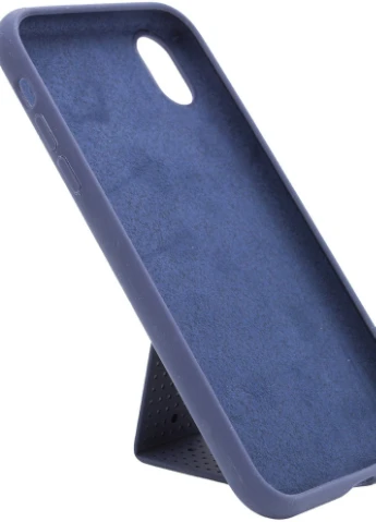 Чохол Silicone Case Hand Holder для Apple iPhone XS Max (6.5 ') Темно-синій / Midnight blue (is_00000041594_6) Epik (229725044)