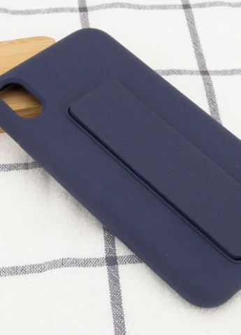 Чохол Silicone Case Hand Holder для Apple iPhone XS Max (6.5 ') Темно-синій / Midnight blue (is_00000041594_6) Epik (229725044)