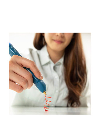 3D-ручка PLUS для проф. використання - СИНЯ (75 стрижнів, аксесуари) 3Doodler Create (137282507)