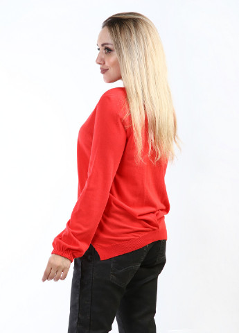 Красный демисезонный кардиган Stefanel