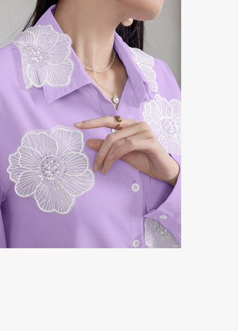 Лиловая блуза SHEIN