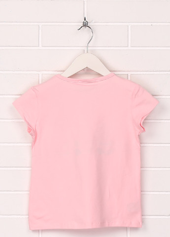 Рожева літня футболка з коротким рукавом Cigit