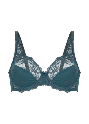 Темно-бірюзовий бюстгальтер Hunkemoller з кісточками поліамід