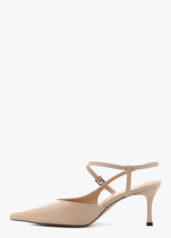 Le'BERDES Туфли слингбеки бежевый з натуральная кожа, украина — лето (370451995)