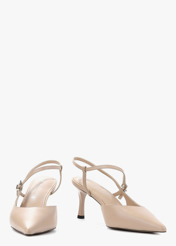 Le'BERDES Туфли слингбеки бежевый з натуральная кожа, украина — лето (370451995)