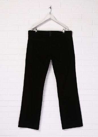 Черные кэжуал демисезонные прямые брюки Karl Lagerfeld