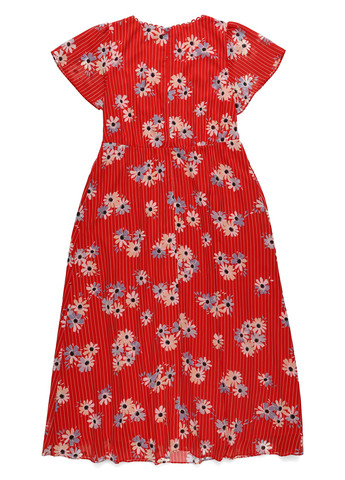 Красное кэжуал платье Madewell с цветочным принтом