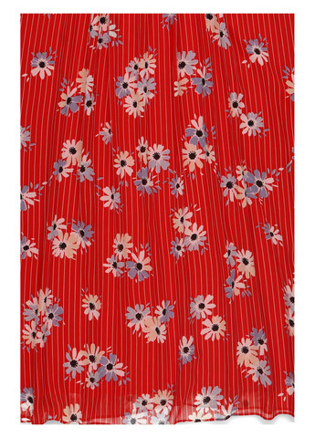 Красное кэжуал платье Madewell с цветочным принтом