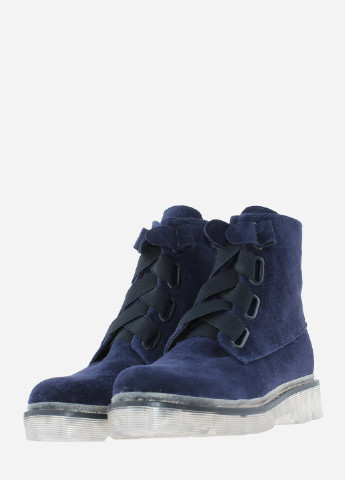 Зимние ботинки rd625-11 синий Dalis из натуральной замши