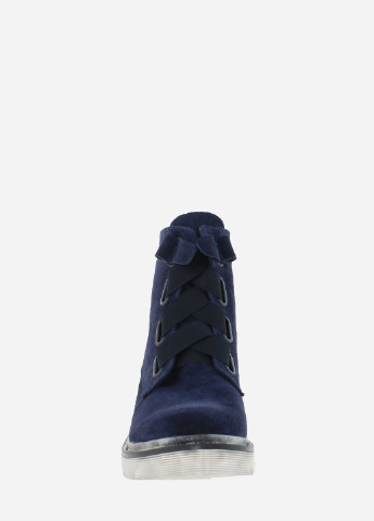Зимние ботинки rd625-11 синий Dalis из натуральной замши
