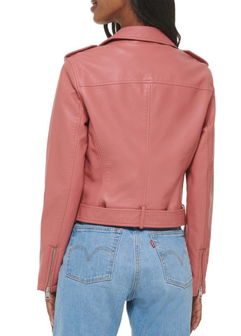 Розовая демисезонная куртка косуха Levi's