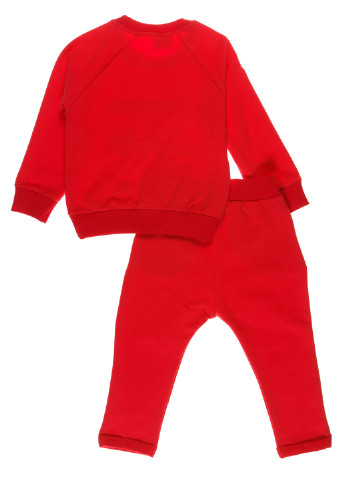 Красный демисезонный костюм (реглан, брюки) с длинным рукавом Breeze