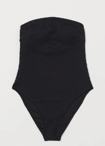 Черный летний купальник H&M
