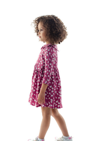 Розовое платье длинный рукав для девочки Suzie (252754902)
