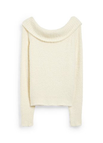 Молочный зимний свитер C&A