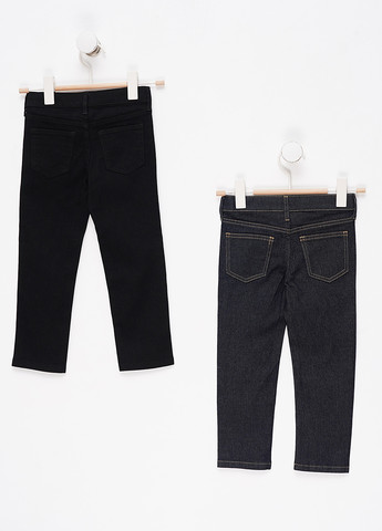 Комбинированные демисезонные зауженные джинсы (2 шт.) H&M