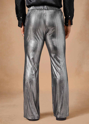 Металл кэжуал демисезонные прямые брюки SHEIN