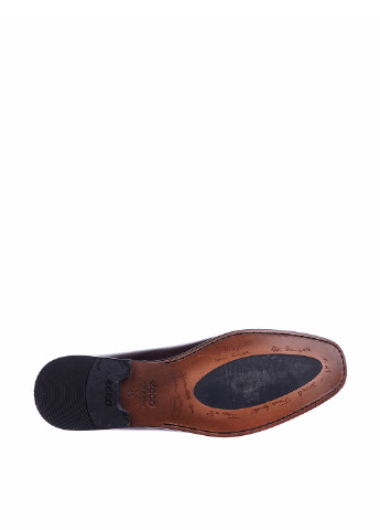 Туфлі Ecco однотонні коричневі кежуали