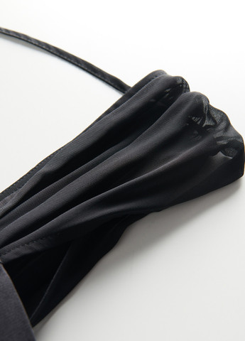 Черное кэжуал платье с открытой спиной Reserved однотонное