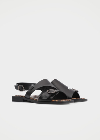 Черные босоножки Respect с ремешком