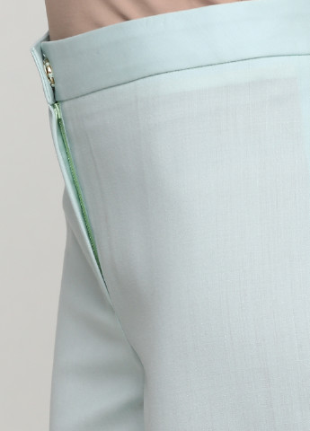 Мятные кэжуал демисезонные прямые брюки Kristina Mamedova