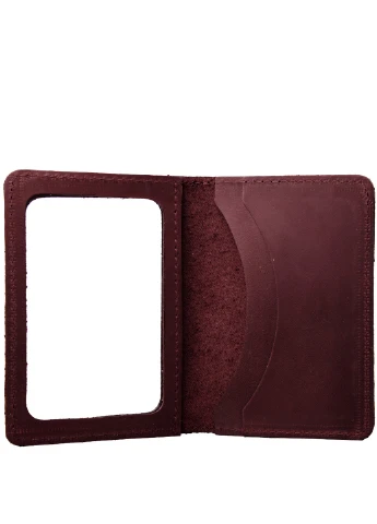 Женская кожаная обложка для ID-паспорта 6,5х9,5х5,5 см DNK Leather (212709375)