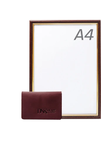 Женская кожаная обложка для ID-паспорта 6,5х9,5х5,5 см DNK Leather (212709375)