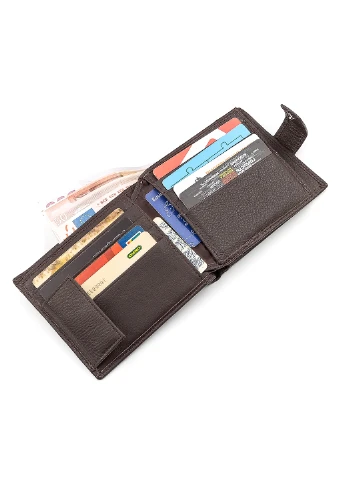 Чоловічий шкіряний гаманець 12х10х3 см st leather (252128355)