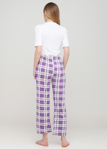 Фиолетовые домашние демисезонные брюки Adalya