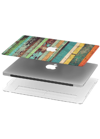 Чохол пластиковий для Apple MacBook Air 13 A1466 / A1369 Текстура дерева (Wood texture) (6351-2373) MobiPrint (218867802)