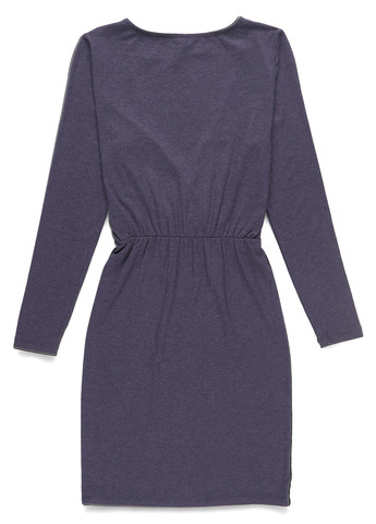 Темно-синее кэжуал платье на запах Only однотонное