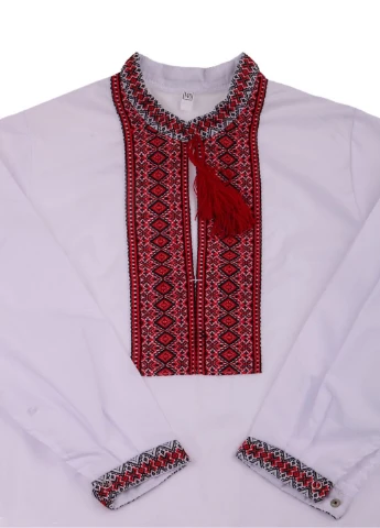 Біла вишиванка Mtp візерунок орнамент бавовна (232685534)