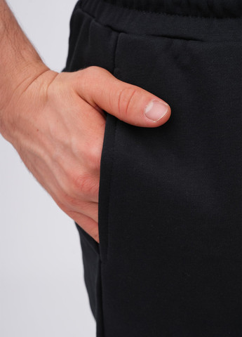 Черные спортивные демисезонные прямые брюки K.O.R