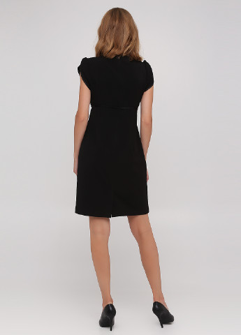 Чорна коктейльна плаття, сукня футляр No Brand однотонна