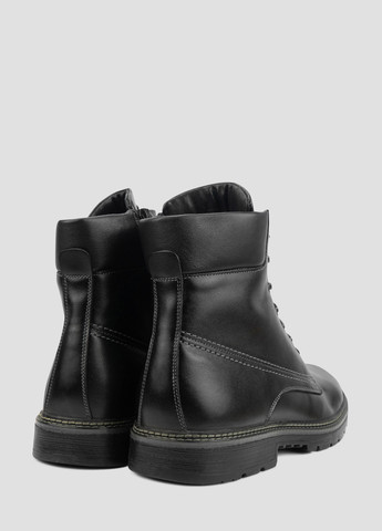 Черные зимние ботинки берцы Berg