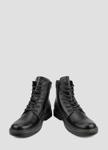 Черные зимние ботинки берцы Berg