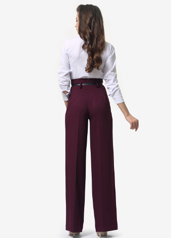 Фиолетовые классические демисезонные прямые брюки Lada Lucci